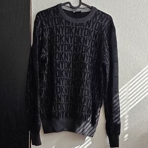 DKNY Charcoal Crewneck Men's Sweater